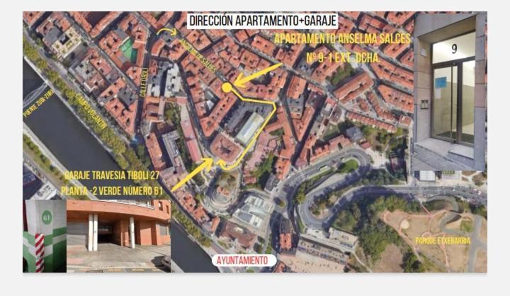 Apartamento Anselma 9 Con Parking Gratuito Bilbao Exterior foto